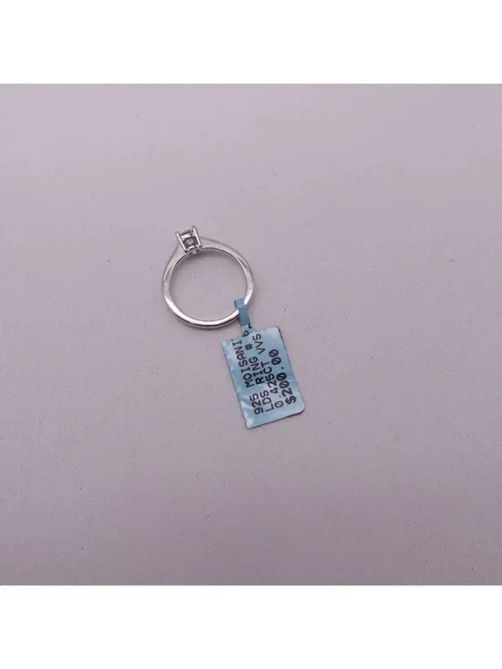 NEW 925 Moisanite LDS Engagement Solitaire Ring 0.425CT VVSD Size 6 - Picture 6 of 7